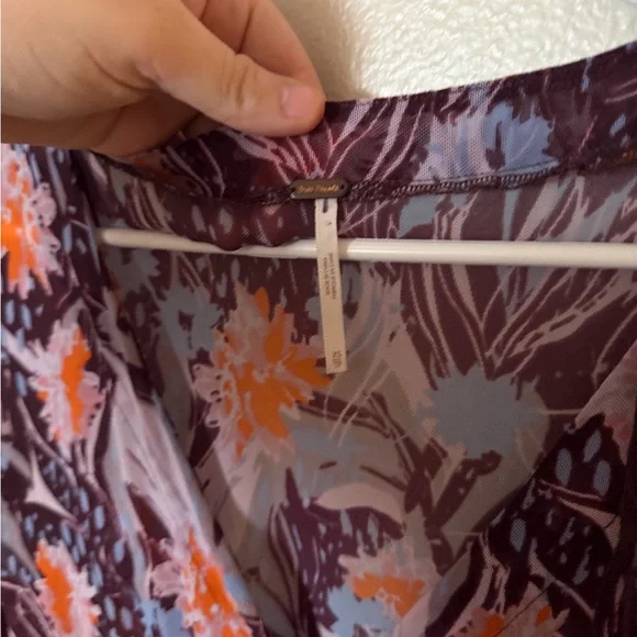 Free people Beach Babe Bell Sleeve Tunic Women’s XS Boho Hippie - Picture 6 of 8